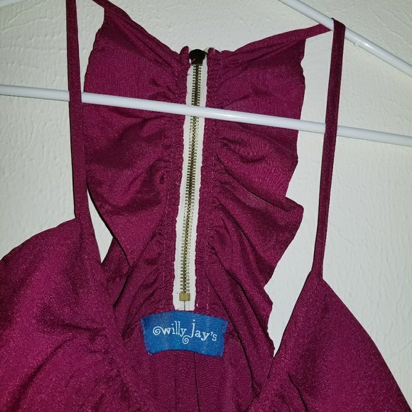 📦5/$25📦 Willy Jay's Purple Blouse - Picture 3 of 5